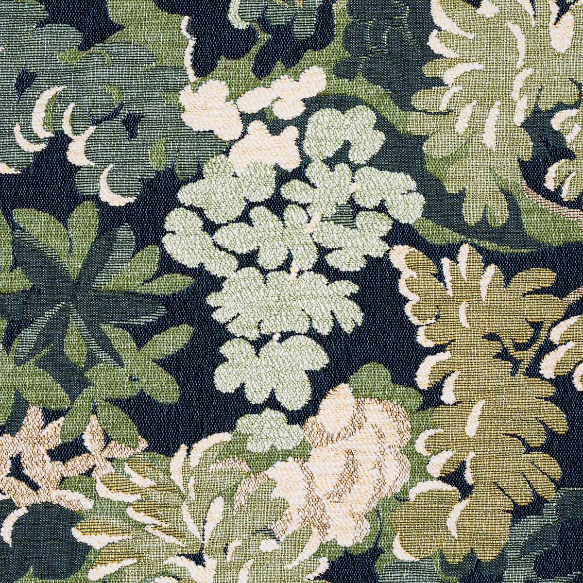 Verdure Tapestry - Peacock Fabrics | Schumacher