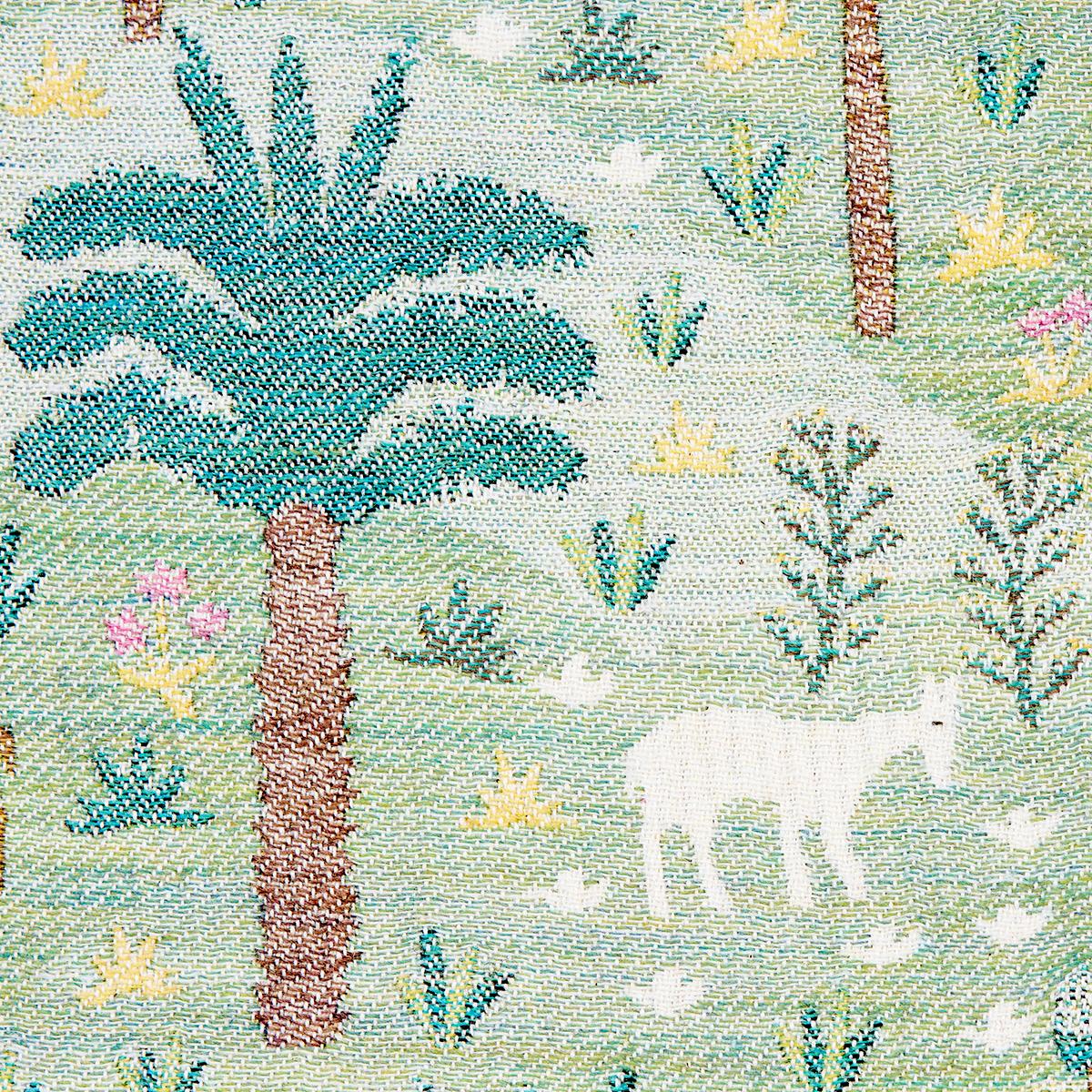 Las Colinas Scenic Tapestry - Green Fabrics | Schumacher