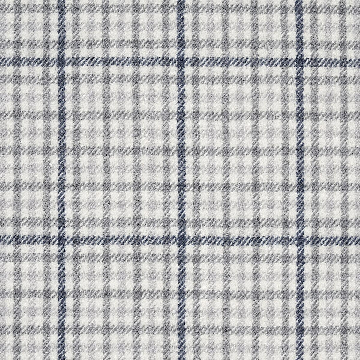Aldridge Wool Houndstooth - Grey Fabrics | Schumacher