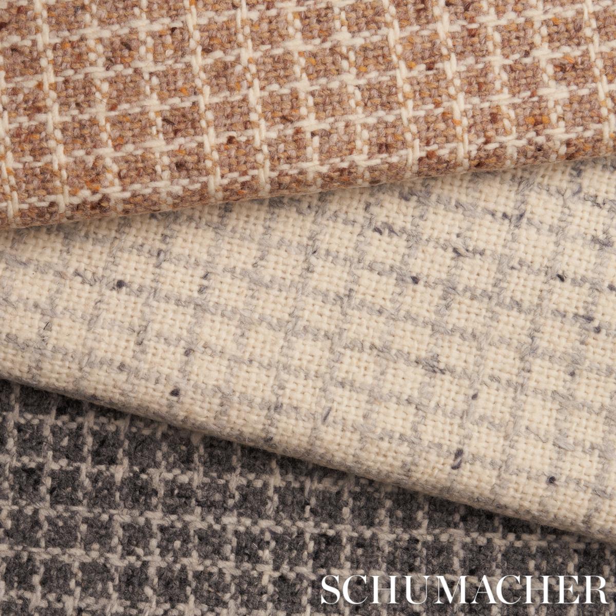 Hudson Wool Check - Ivory Fabrics | Schumacher