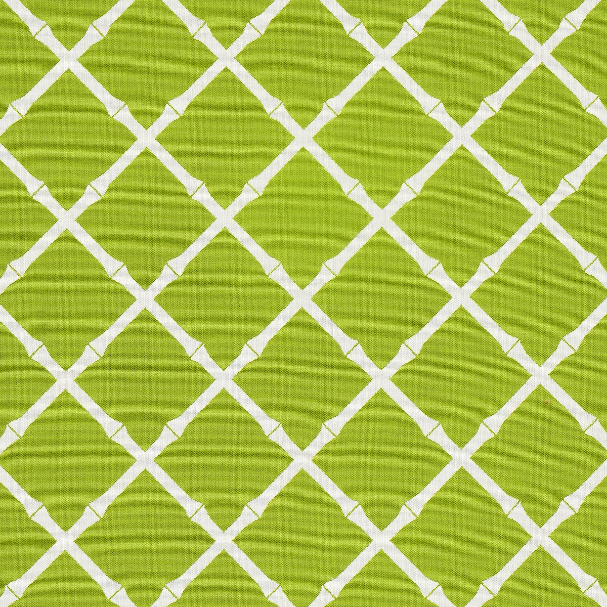 Bamboo Trellis Indoor/Outdoor - Leaf Fabrics | Schumacher