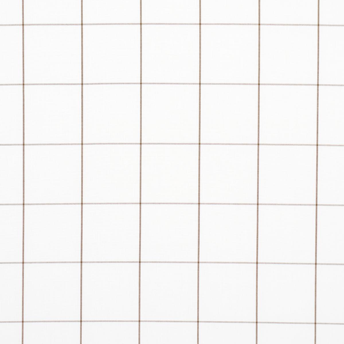Woodman Check - Berber Brown Fabrics | Schumacher