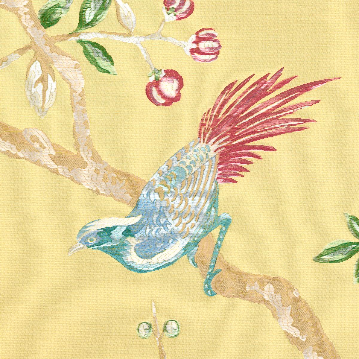 Georgia Vine - Soft Yellow Fabrics | Schumacher