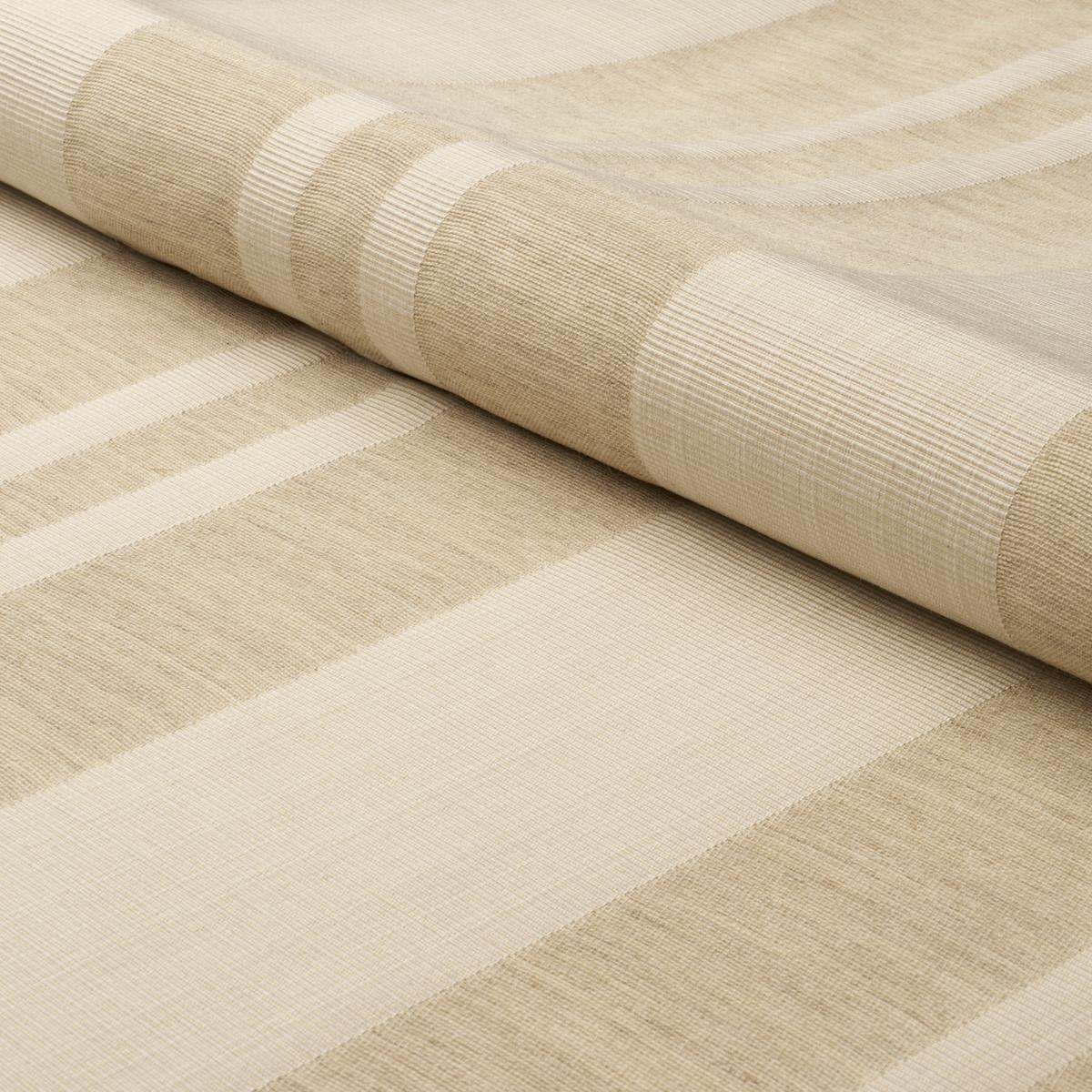 Simon Wool Linen Stripe - Natural Fabrics | Schumacher