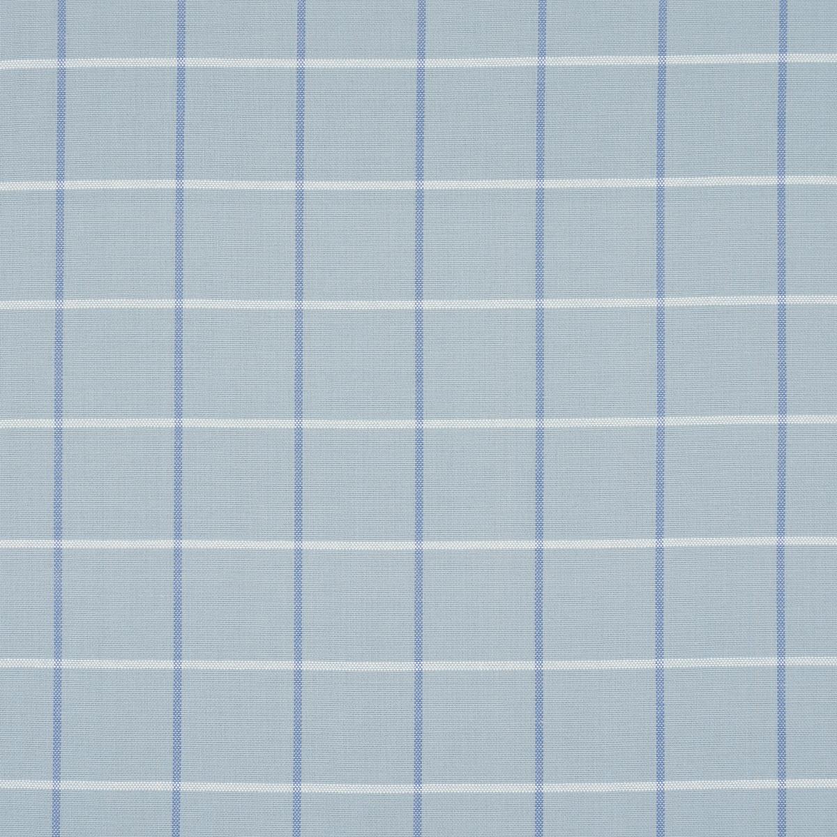 Frannie Windowpane - China Blue Fabrics | Schumacher