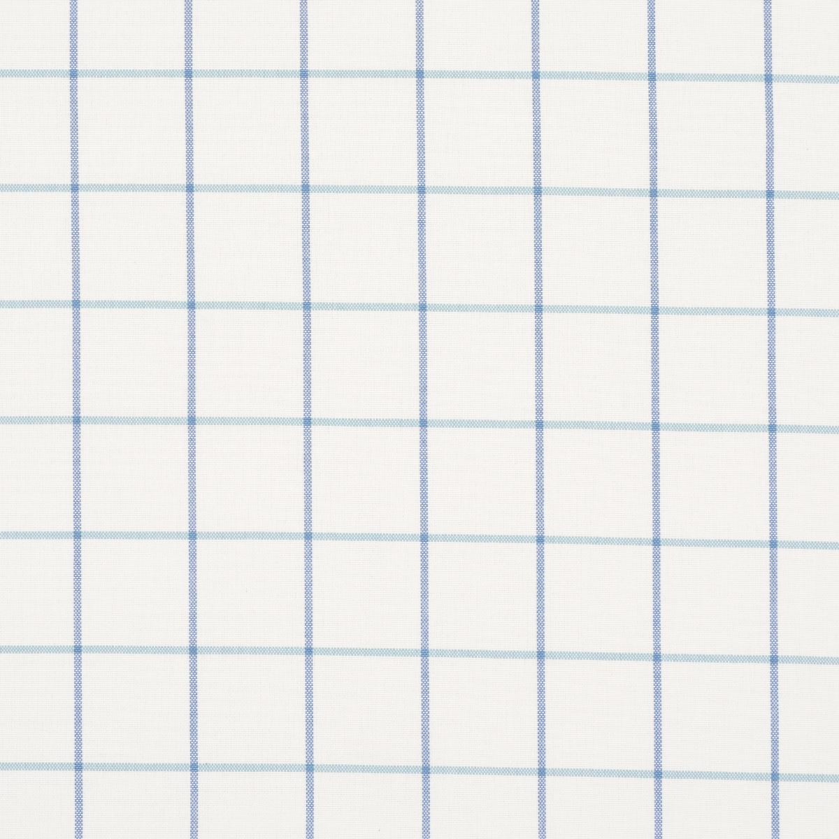 Frannie Windowpane - Cobalt Fabrics | Schumacher