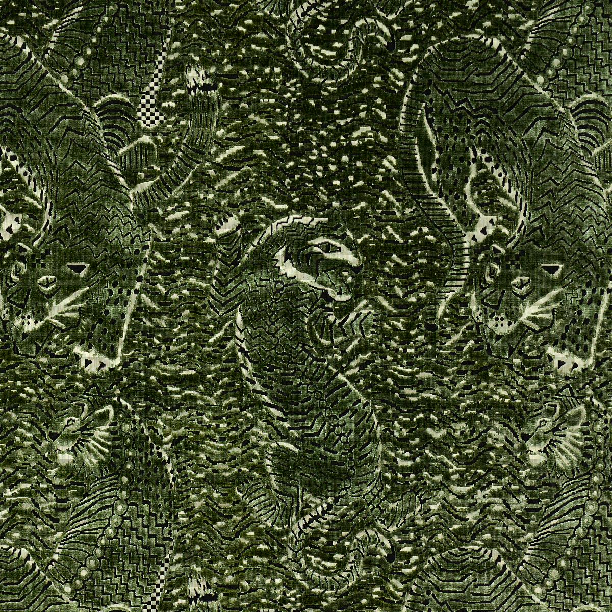 【美品・美虎杢】Roman Teller Mala 1998年　ドイツ製　4/4 Tigress Velvet - Malachite Fabrics | Schumacher