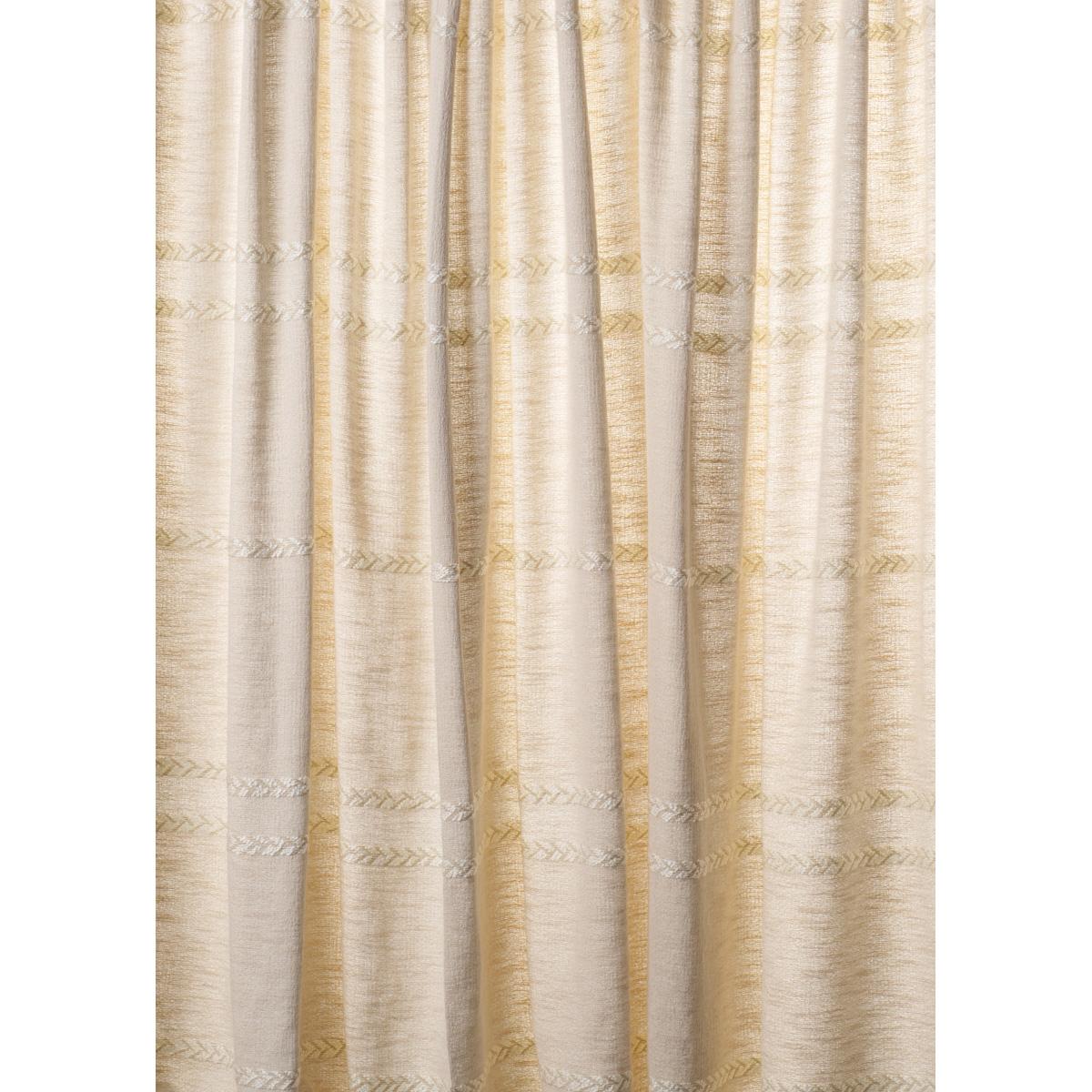 Plains Stripe Casement - Natural Fabrics | Schumacher