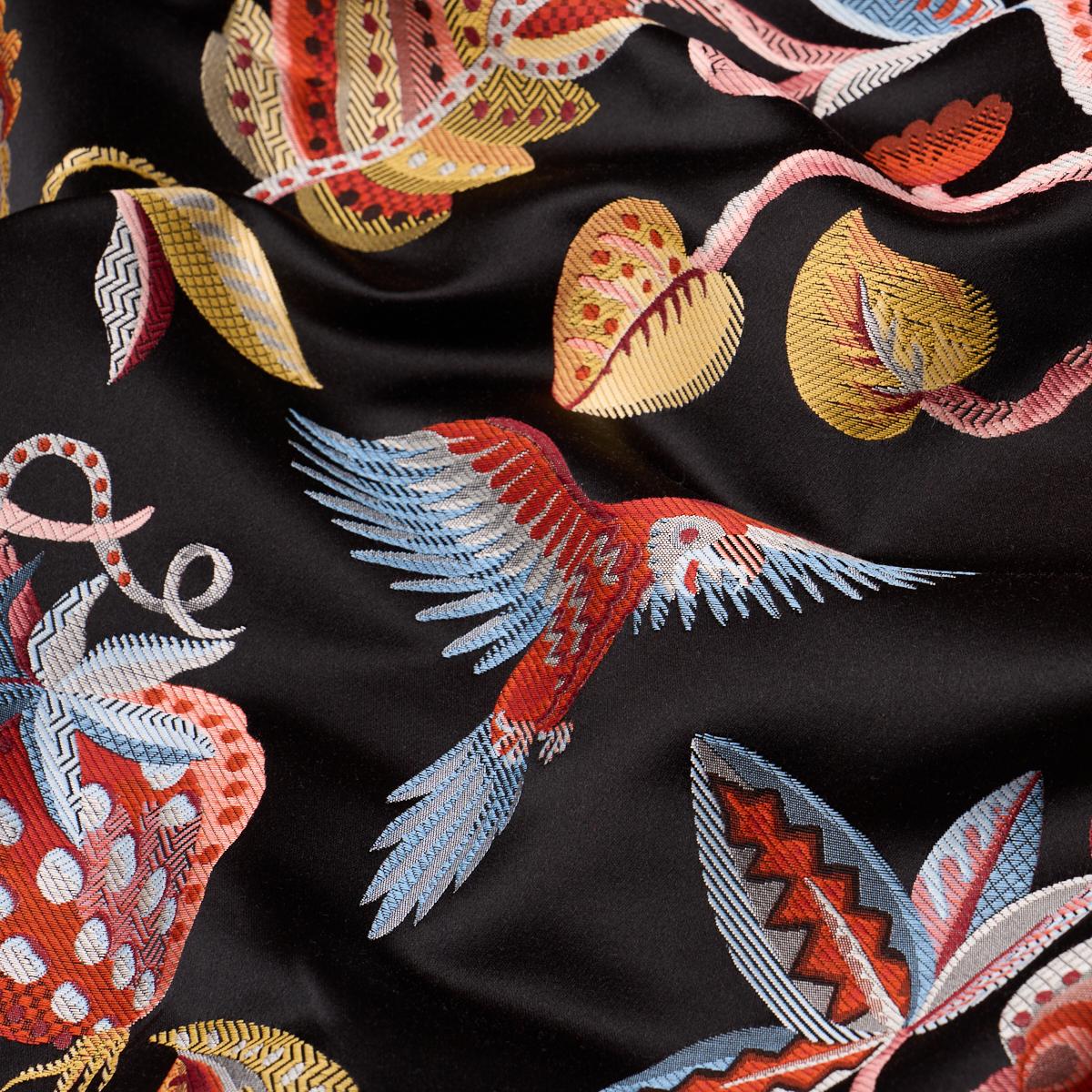 Birds Of Paradise Woven - Noir Fabrics | Schumacher
