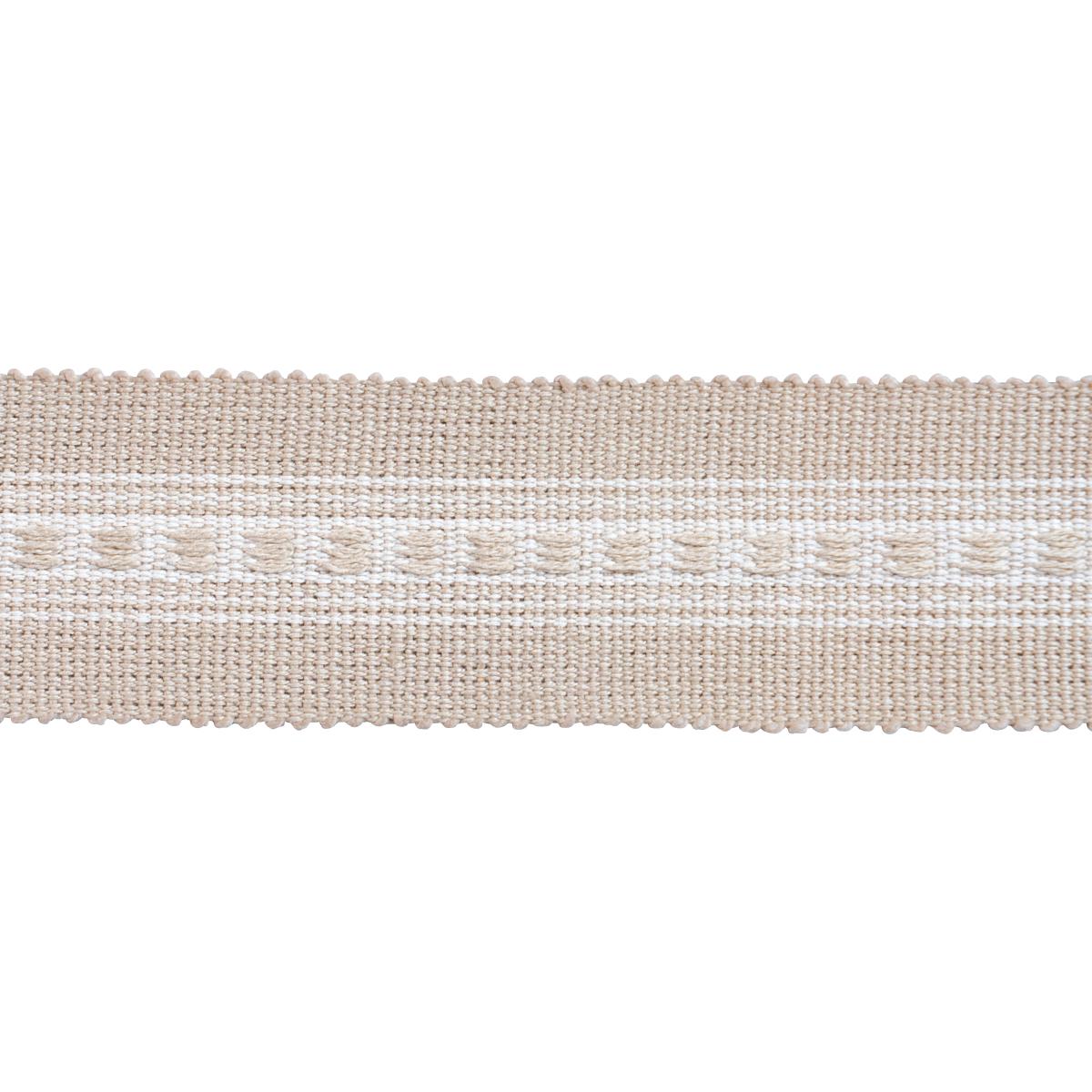 ジャトゥカム　ラマテープ Lubeck Tape Narrow - Natural Trims | Schumacher