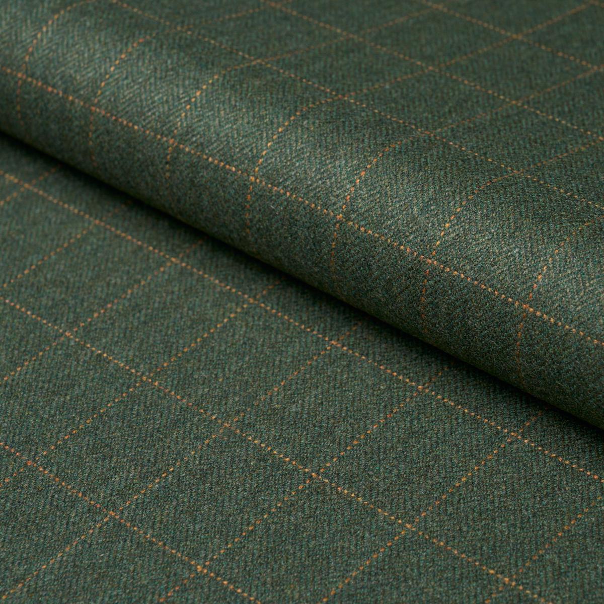 K*様 【CTHY】WINDOWPANE CHECK CASHMERE STOL Thompson Merino Windowpane - Hunter Green Fabrics | Schumacher