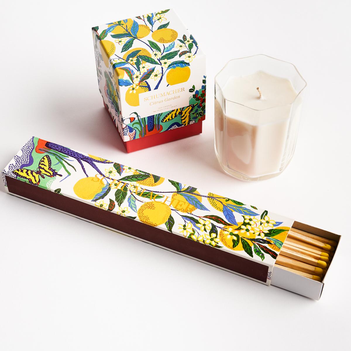 Citrus Garden Candle - Primary Pillows & Accessories | Schumacher