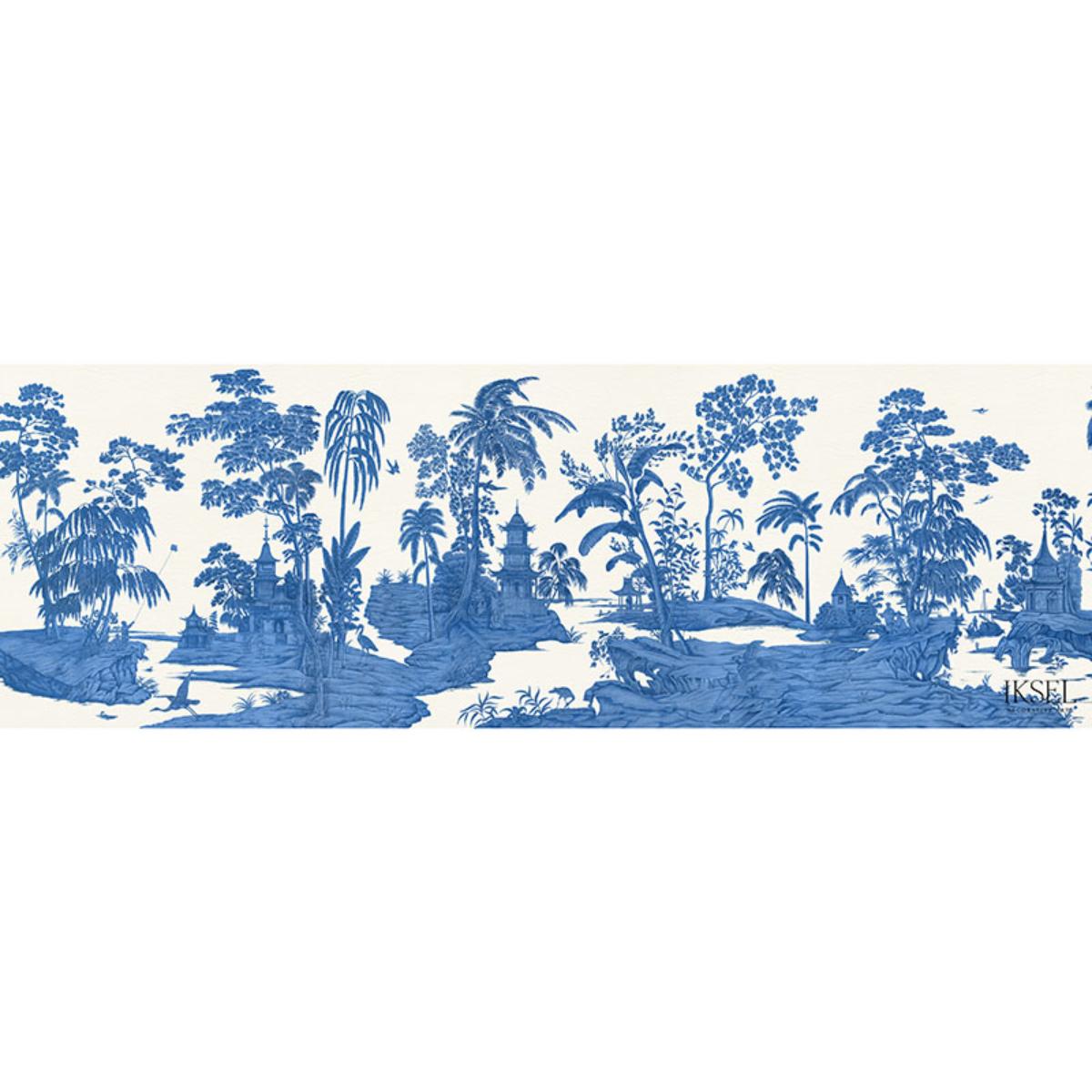 Exotic Chinoiserie - Blue & White Wallpapers | Schumacher