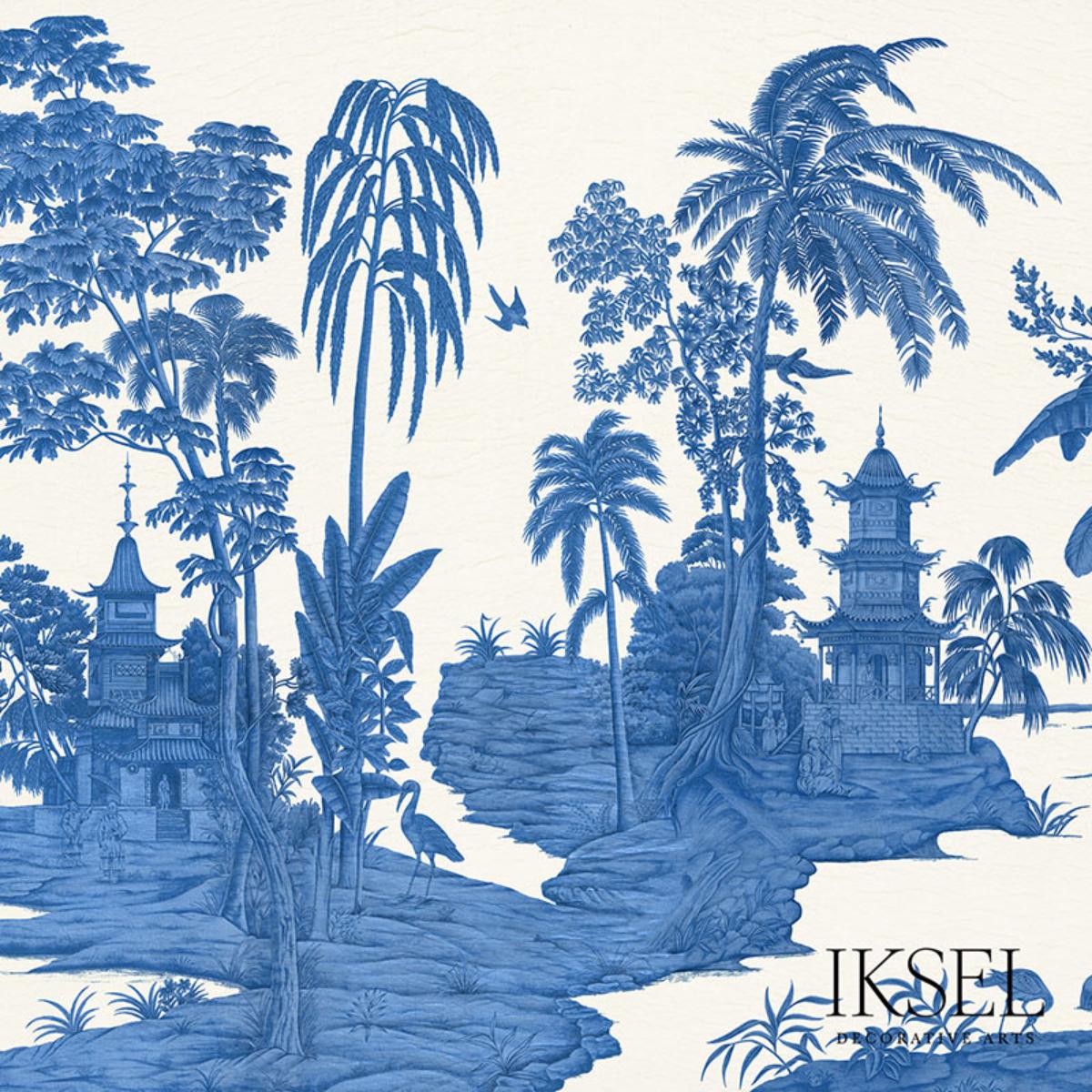 Exotic Chinoiserie - Blue & White Wallpapers | Schumacher
