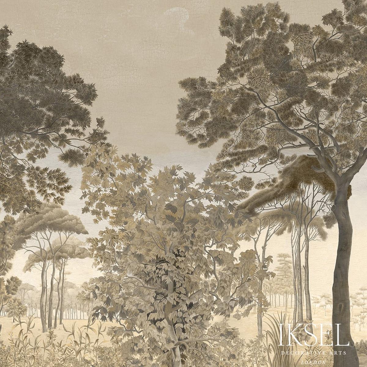Italian Promenade - Sepia Tones Wallpapers | Schumacher