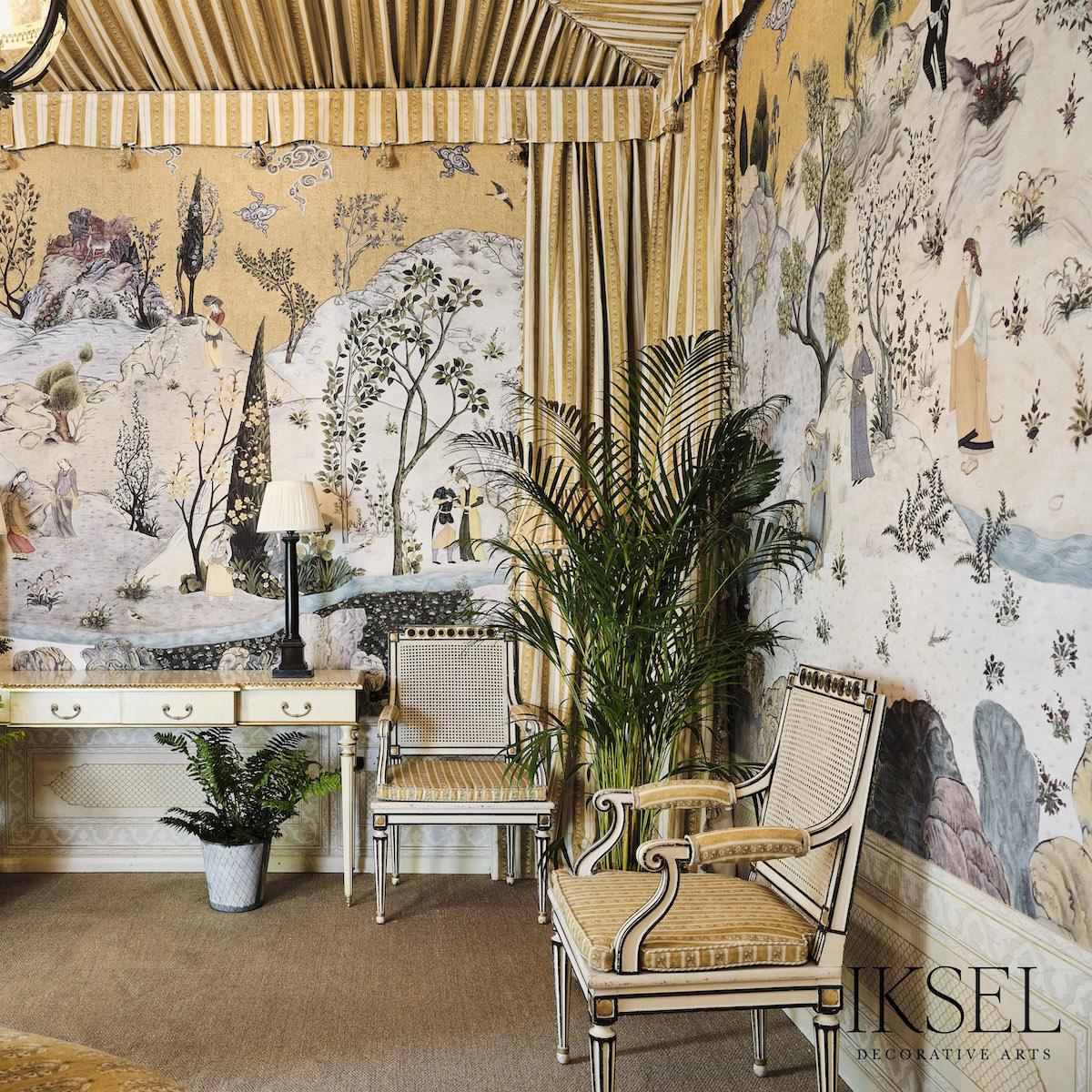 D-Safavid Reverie - Gouache Wallpapers | Schumacher