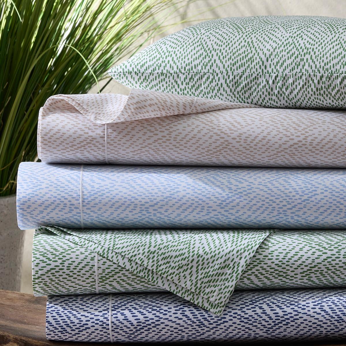 Duma Diamond Fitted Sheet - Dune Bed & Bath | Schumacher