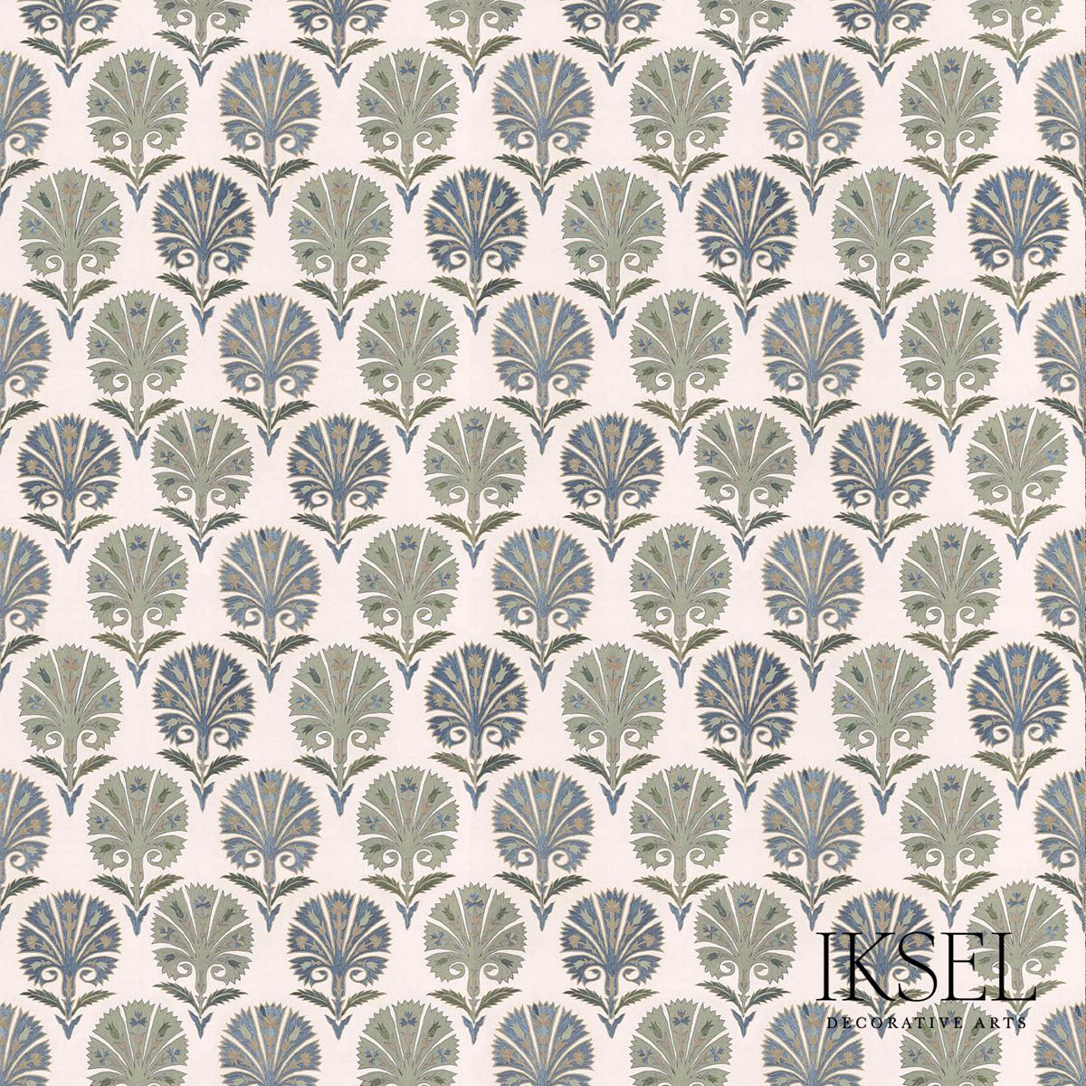 Suzani Carnation - Blues Fabrics | Schumacher