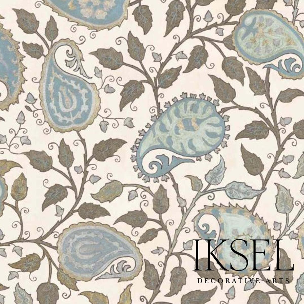 Suzani Paisley - Blues Fabrics | Schumacher
