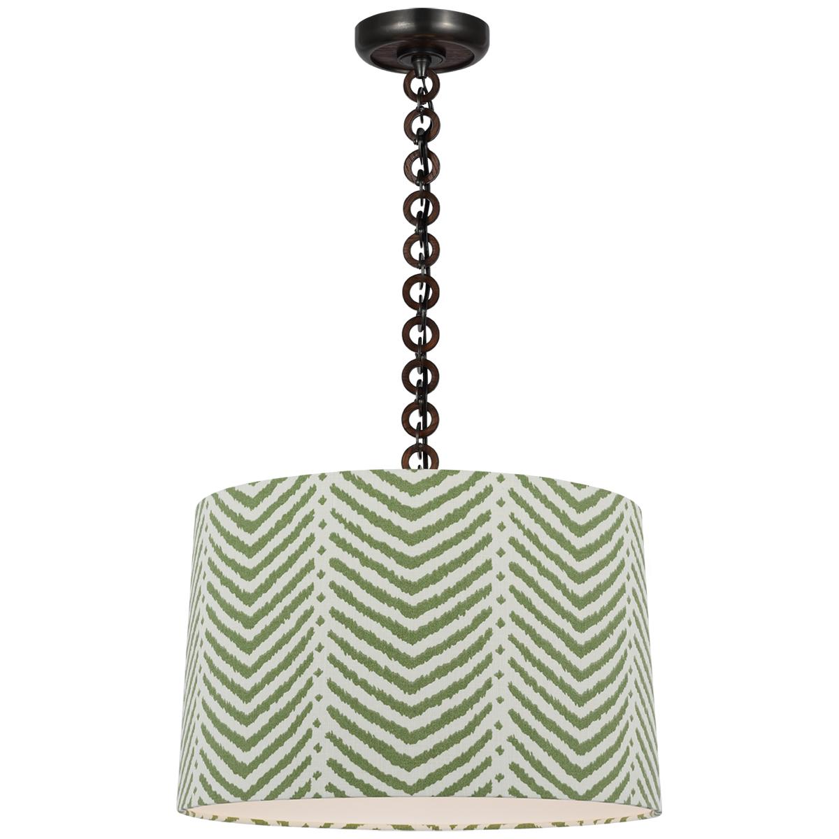 Evelyn Hanging Shade, La Jolla - Bronze & Natural Oak Pillows