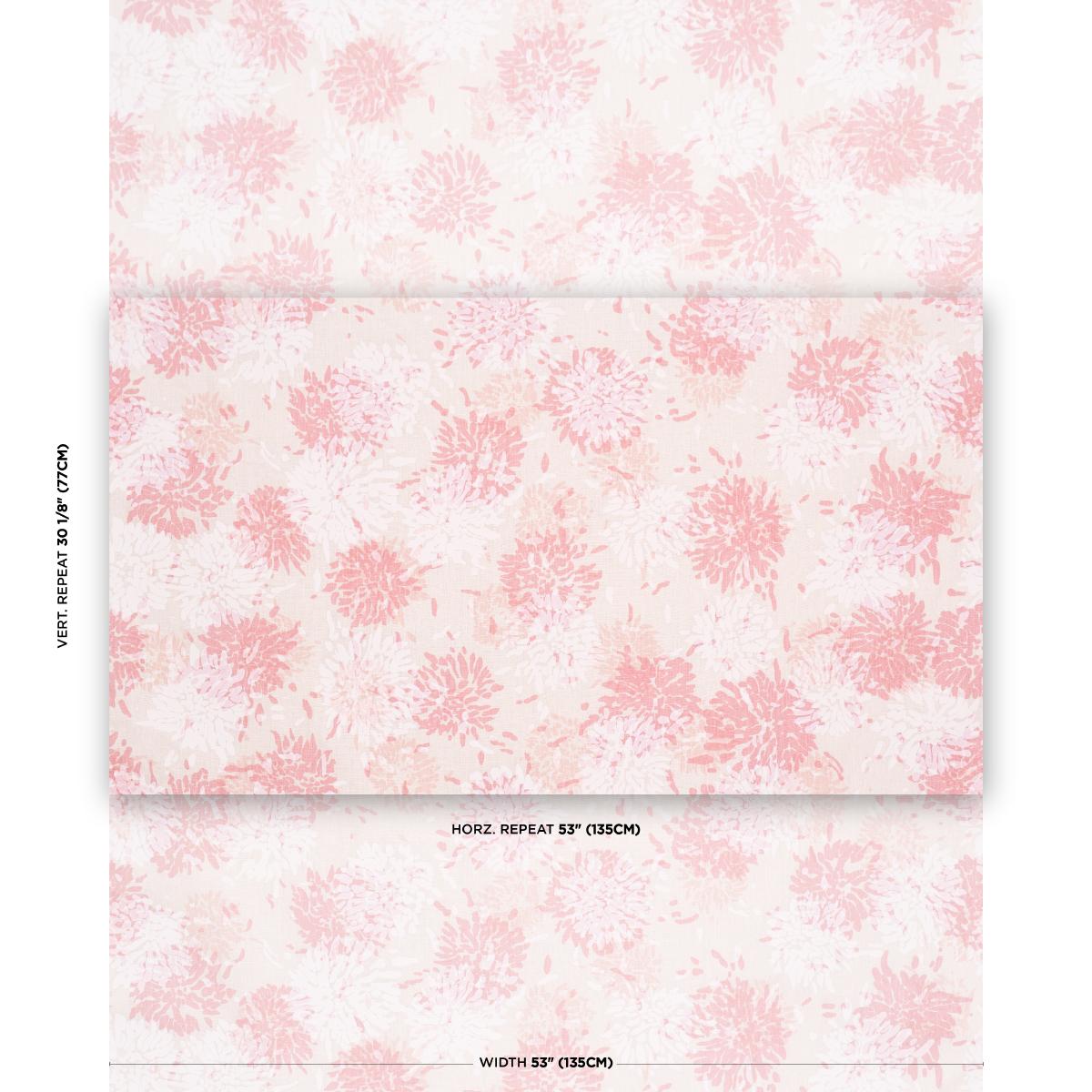 Chrysanthemum By Tillett - Pinky Fabrics | Schumacher