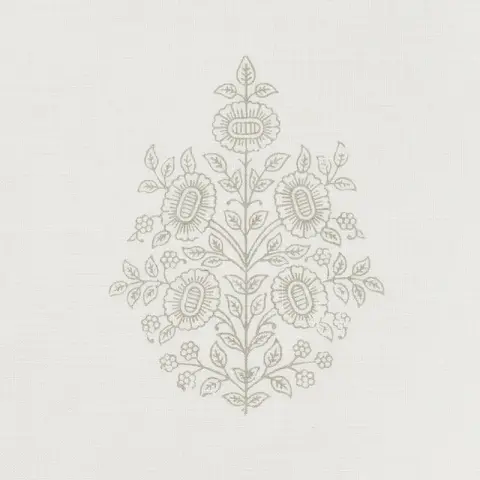 ASARA FLOWER SHEER_ GREY