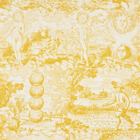 MODERN TOILE_ YELLOW