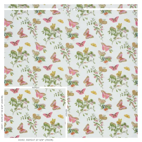 BAUDIN BUTTERFLY CHINTZ_ BLUSH