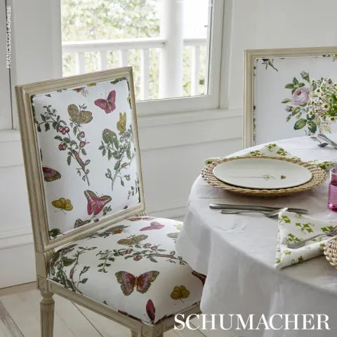 BAUDIN BUTTERFLY CHINTZ_ BLUSH