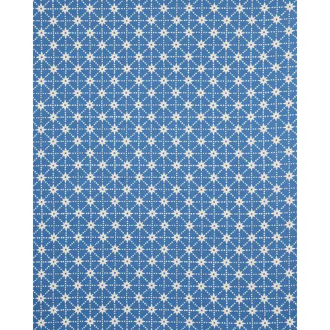 STARS HAND BLOCK PRINT_ BLUE