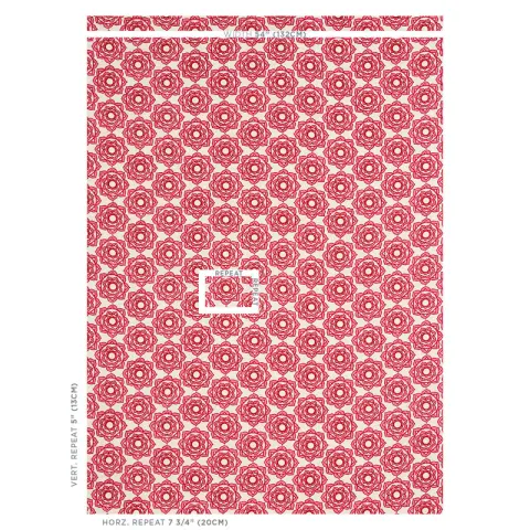 ROSE HAND BLOCK PRINT_ PINK