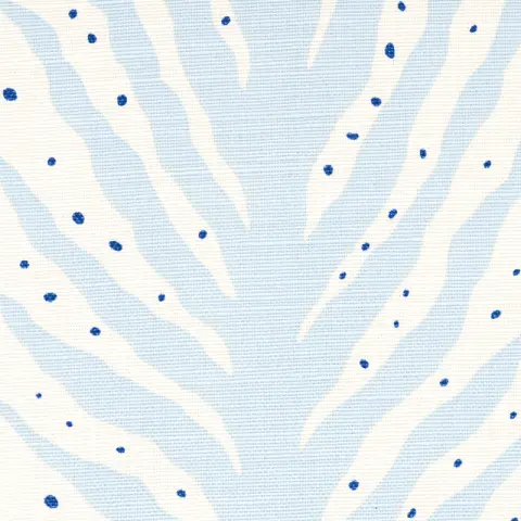 CREEPING FERN PRINT_ SLUMBER BLUE