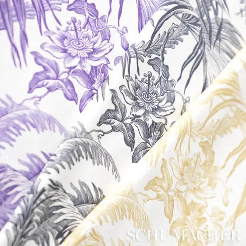 TOILE TROPIQUE_ BLACK