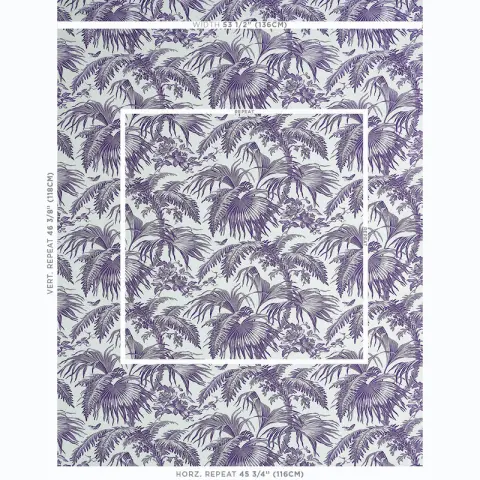 TOILE TROPIQUE_ PURPLE