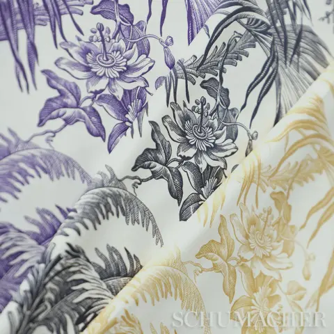 TOILE TROPIQUE_ PURPLE