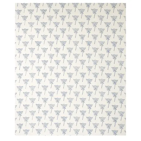 WILD CARROT HAND BLOCK PRINT_ INDIGO