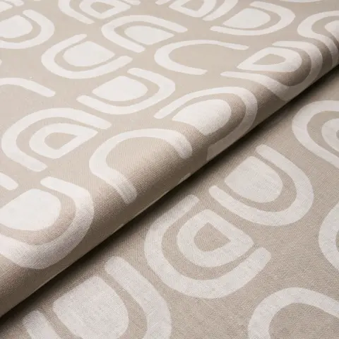 THRESHOLD PRINTED LINEN_ GINGER