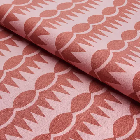 DAGGER STRIPE_ RED ON PINK