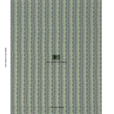 DAGGER STRIPE_ BLACK ON GREEN