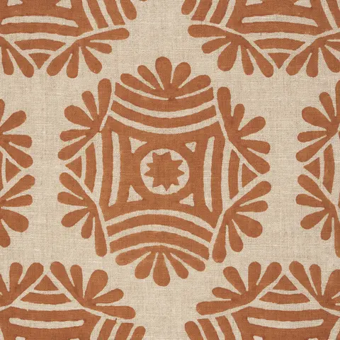 GILDED STAR BLOCK PRINT_ CINNAMON