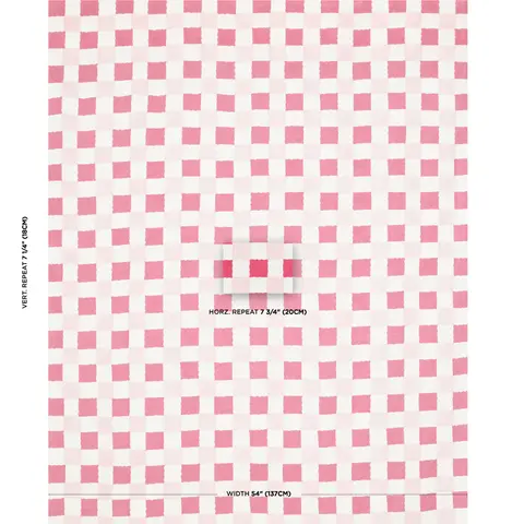 Chequer Hand Block Print_ PINKS