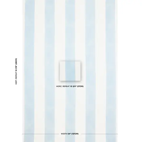 Wide Hand Block Stripe_ BLUE