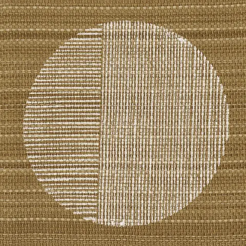 UNA HAND BLOCK PRINT_ OCHRE