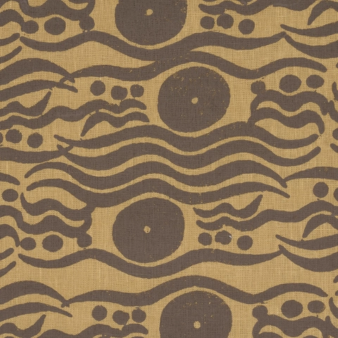BOSPHORUS HAND BLOCK_ OCHRE & BROWN