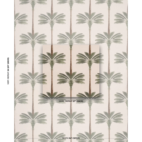 A PALM IS A PALM PRINT_ DAYLIGHT EVERGREEN