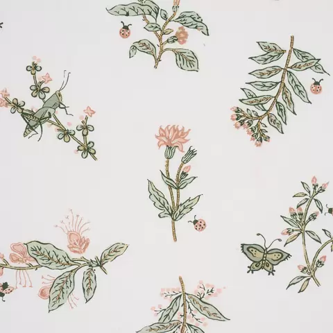 JETER DES FLEURS BEADED PRINT_ MOSS PHLOX
