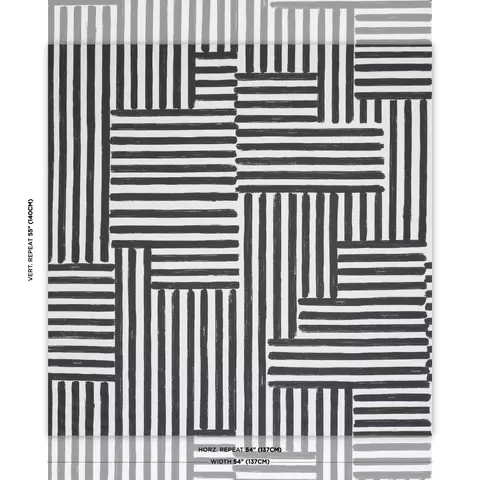 PARSON'S STRIPE HAND-PRINT_ CARBON