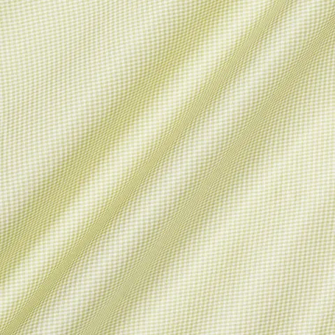 DALTON SILK GINGHAM_ LEAF
