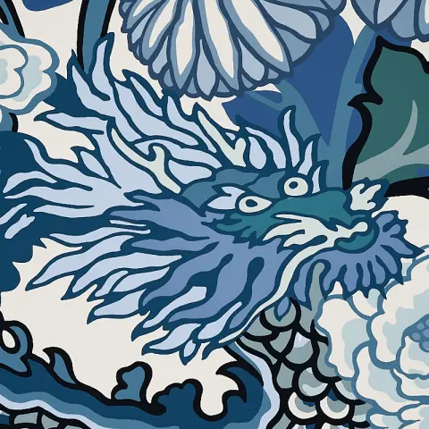 CHIANG MAI DRAGON_ CHINA BLUE