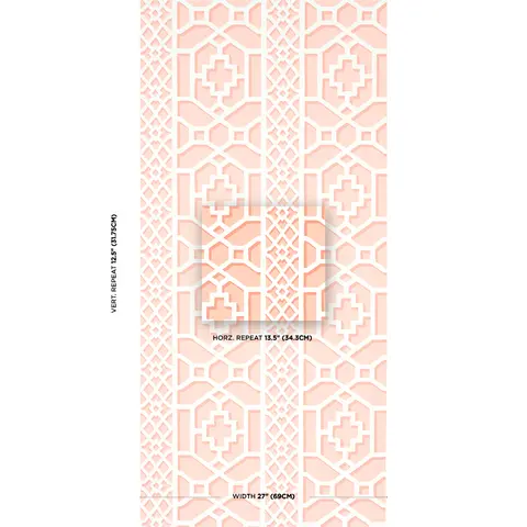 ZANZIBAR TRELLIS_ CORAL